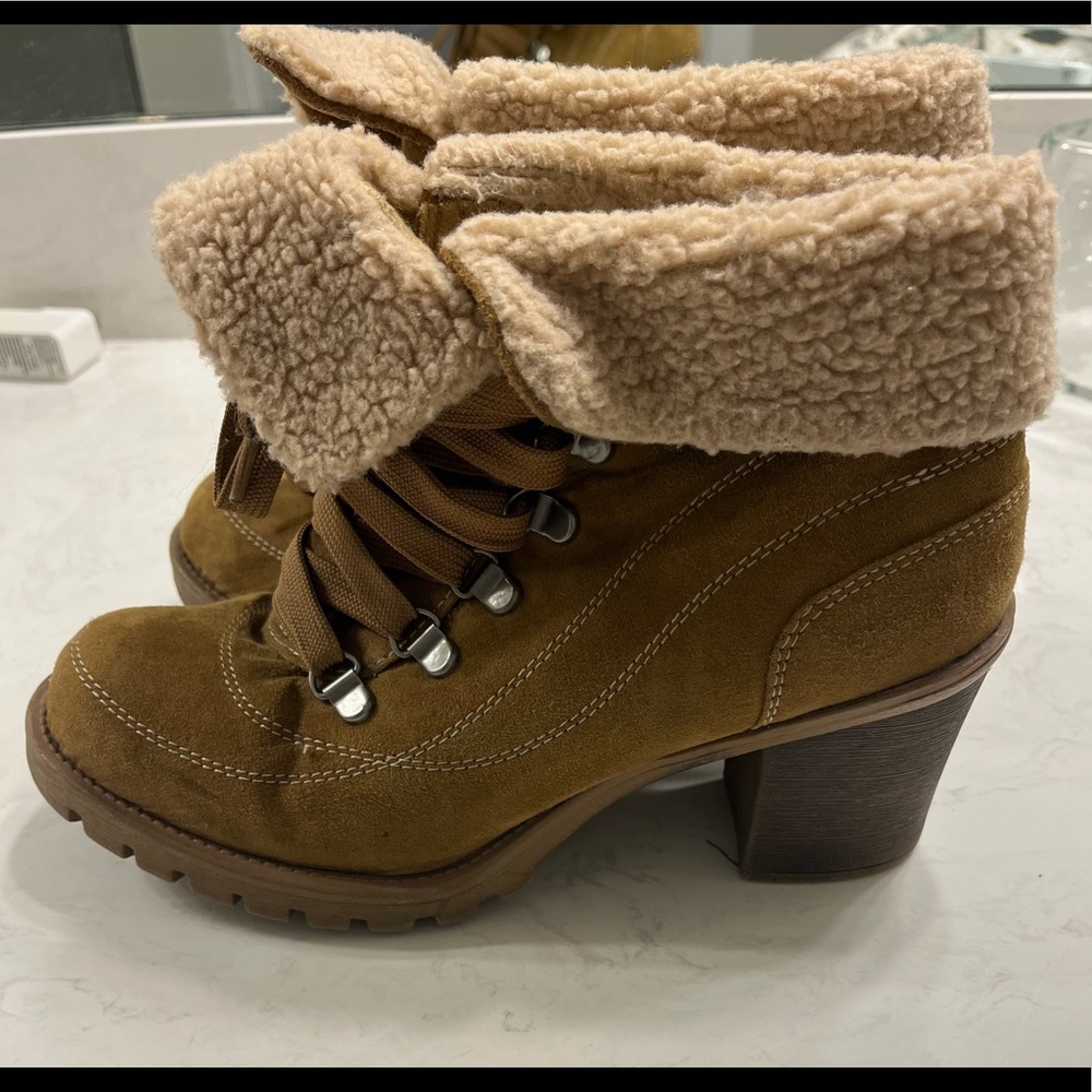 Brown Suede Boots